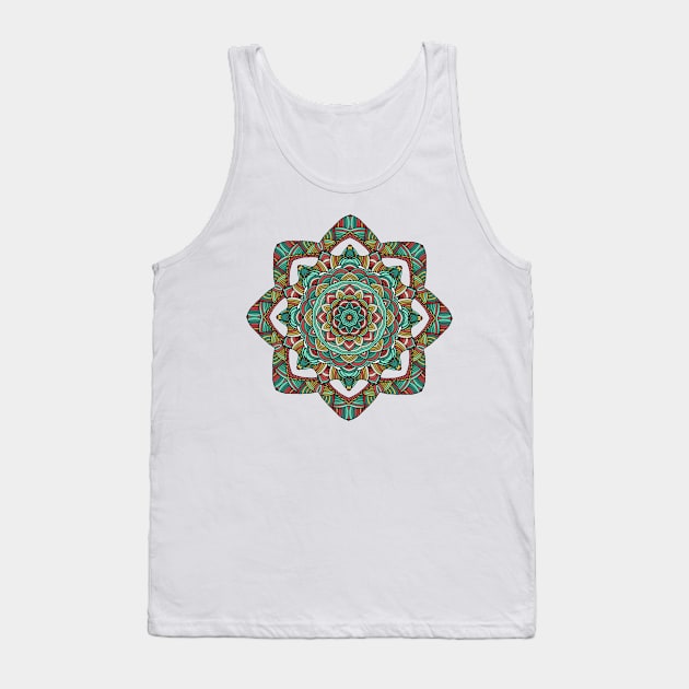 Bright mandala Tank Top by JuliaBadeeva